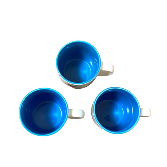 Starbucks 2007 Smaller 6 Fl Oz Spring Bunny Egg Basket Easter Mugs Cups Set of 3 - Picture 3 of 10